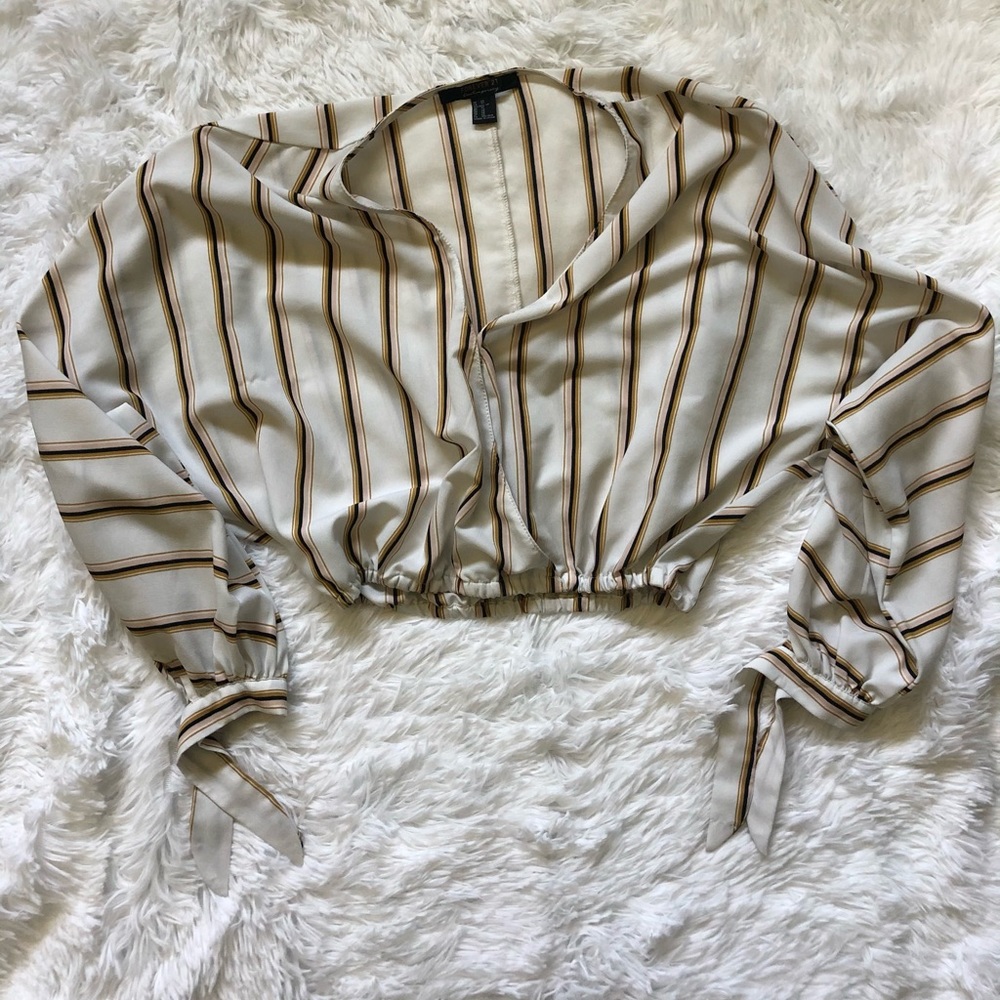 Batwing Sleeve Crop Top